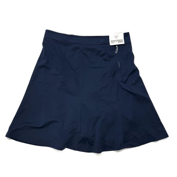 Monterey Club Skirt Womens Small 4-6 Navy Blue Stretch New NWT - Picture 5 of 6